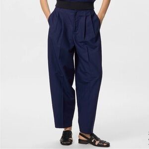 Uniqlo Linen Blend Barrel Leg Pants